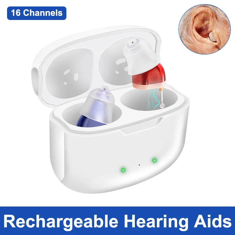 SereneSilence Invisible Hearing Aids | Discreet Pair for Clear Sound